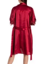 Espuar Jasmine Series Lace Detailed 2 Pieces Satin Nightgown Set - Görsel 9