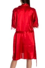 Espuar Jasmine Series Lace Detailed 2 Pieces Satin Nightgown Set - Görsel 15