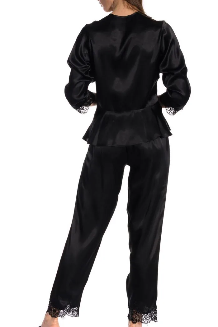 Espuar Anemone Series 2 Pieces Satin Pyjama Set - Image 16