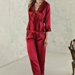 Espuar Anemone Series 2 Pieces Satin Pyjama Set