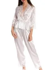 Espuar Anemone Series 2 Pieces Satin Pyjama Set - Image 3