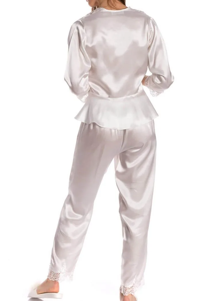Espuar Anemone Series 2 Pieces Satin Pyjama Set - Image 5