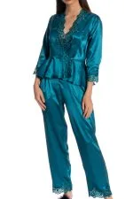 Espuar Anemone Series 2 Pieces Satin Pyjama Set - Image 8
