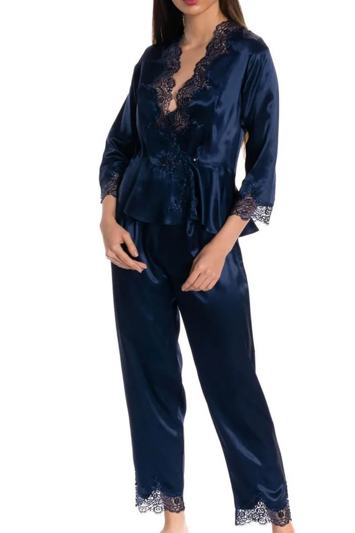 Espuar Anemone Series 2 Pieces Satin Pyjama Set - Image 11