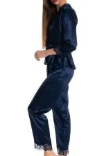 Espuar Anemone Series 2 Pieces Satin Pyjama Set - Image 12