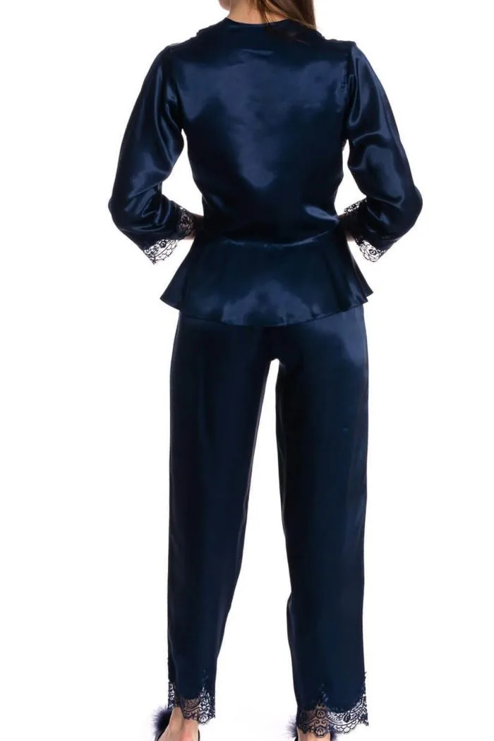 Espuar Anemone Series 2 Pieces Satin Pyjama Set - Image 13