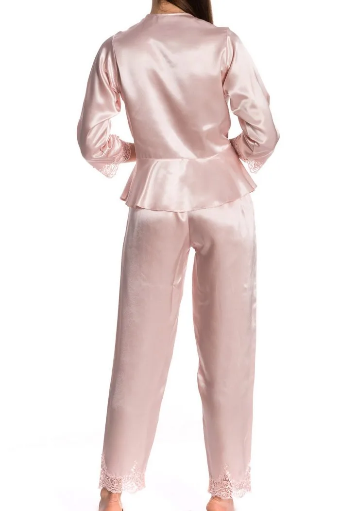 Espuar Anemone Series 2 Pieces Satin Pyjama Set - Image 19